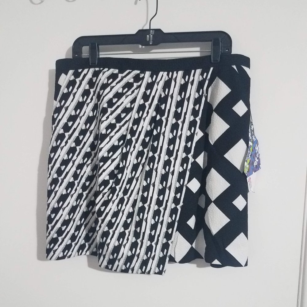 Peter Pilotto Target faux wrap skirt 16 asymmetric